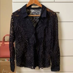 Burberry Lace Blouse